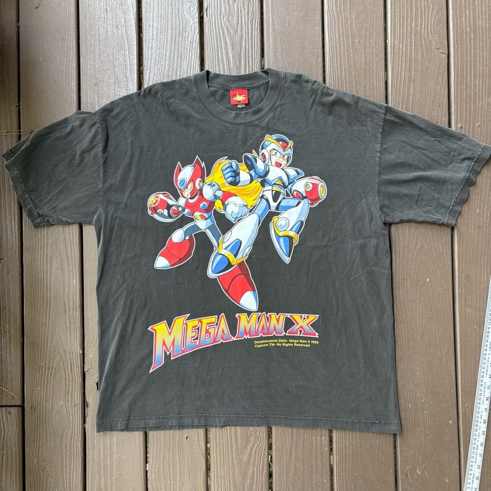 2XL DeadstockLuis Mega Man X Double Sided Screenprint Tshirt